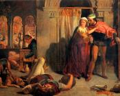 威廉 霍尔曼 亨特 : The flight of Madeline and Porphyro during the Drunkenness attending the Reve